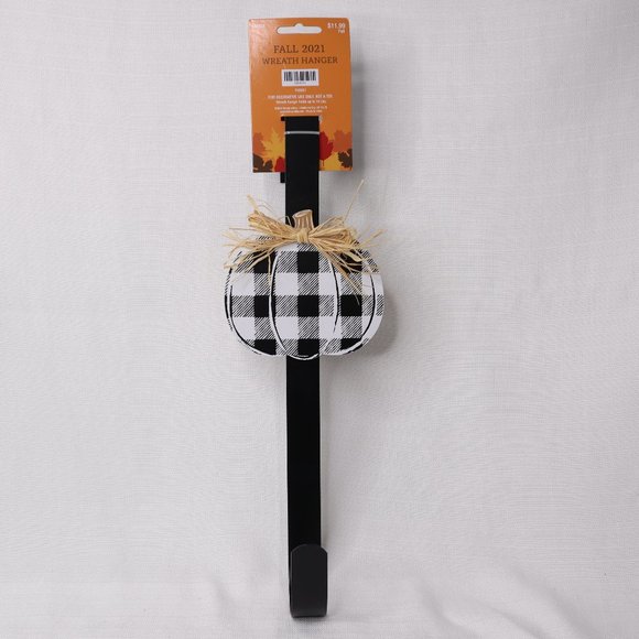 Hobby Lobby fall wreath hanger pumpkin new Height: 14.5" D4 7 oz - Picture 1 of 5